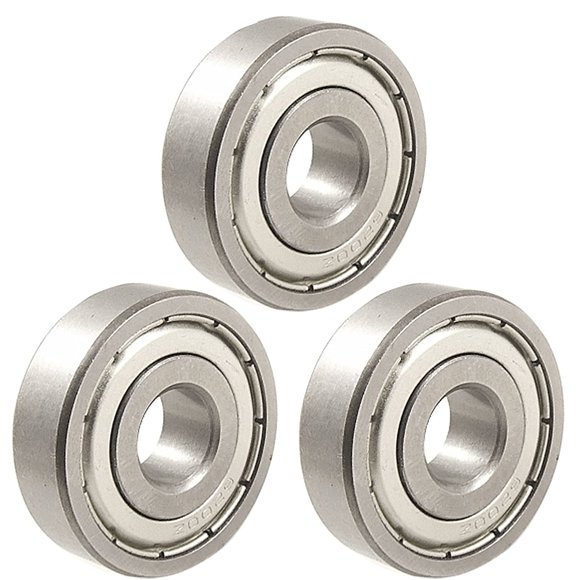 WAFJAMF 6200Z 10mm x 30mm x 9mm Deep Groove Sealed Ball Bearing (3pcs)