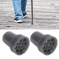 thumbnail image 4 of Crutch Feet Pads, Thickened Rubber 2 PCS Crutches Feet Padding Wear Resistant Protection Effect  For Indoor For Canes For Outdoor Gray, 4 of 8