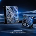 thumbnail image 2 of ZheElen Office USB Powered Cooling Fan Living Room Bedroom TV Box Computer Router Strong Wind External Fan Accessories 8cm Type 1, 2 of 9