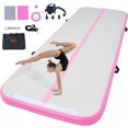 thumbnail image 1 of VEVOR Gymnastics Air Mat, 4 inch Thickness Inflatable Gymnastics Tumbling Mat, Tumble Track with Electric Pump, 1 of 9