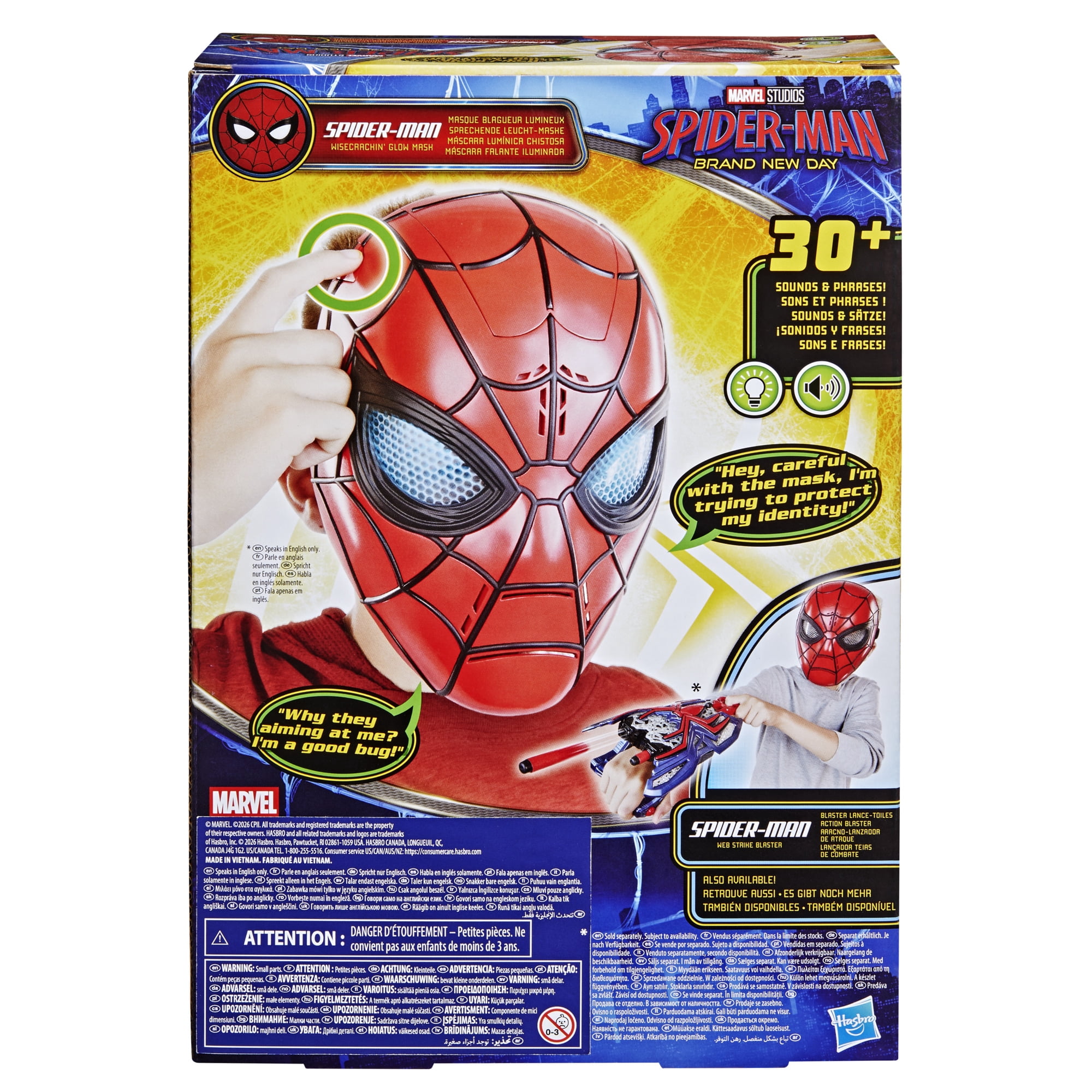 Marvel Studios Spider-Man: Brand New Day Wisecrackin’ Glow Mask - English Version