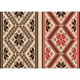 thumbnail image 1 of Ahgly Company Tapis d'Intérieur Lavables en Machine Rectangulaire Transitionnel Orange Pastel, 2' x 5', 1 of 7