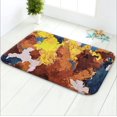 thumbnail image 1 of LIVILAN Abstract Bathroom Rugs,Oil Painting Yellow Bathroom Mat, Non Slip Ultra Soft and Water Absorbent Bathroom mats, Memory Foam Bathroom Rug, 24 x 16 Inches, Machine Washable Quick Dry, 1 of 5