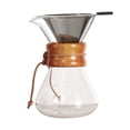 thumbnail image 2 of Siruishop Pour Over Coffee Maker Coffee Dripper Brewer for Coffee Shop Outdoor Camping 400ml, 2 of 8
