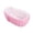 Pink, variant on Siruishop Inflatable Baby Bathtub Baby Pool Foldable Portable Shower Basin for Newborn Pink