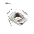 thumbnail image 2 of Unique Bargains Sliding T Slot Nuts, M5 Half Round Roll In T-Nut for 2020 Series Aluminum Extrusion Profile, Carbon Steel Nickel-plated,, 2 of 5