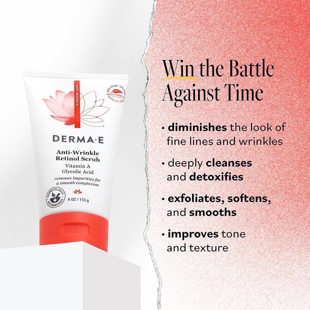 DERMA E Vitamin A Glycolic Scrub