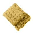 thumbnail image 2 of Matoen12 Throw Blanket Textured Solid Soft Sofa Couch Decorative Knitted Blanket, 50x59.8 Inch, 2 of 5