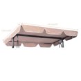 thumbnail image 2 of Costway Swing Top Cover Canopy Replacement Porch Patio Outdoor 75''x52'', 2 of 10