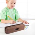 thumbnail image 4 of Boovnll Pencil Pouch, Solid Color Small Canvas Pencil Case Stationery Box Pencil Case Student Male and Female Stationery Bag Large Capacity Pencil Case Storage Box, Pencil Case, 4 of 4