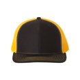 thumbnail image 1 of Casquette Trucker à Bouton-Pression Ajustable, Ajustable, Noir Doré, 1 of 2