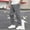 01 Gray, variant on Weiqiqre Work Pants for Men Casual Cargo Pants Joggers Elastic Waist Stretch Drawstring Relaxed Fit Hiking Trousers with Multi Pockets