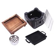 Outdoor Grill Rack Alcohol Oven Carbon Grill Charcoal Pan BBQ Grill Prof