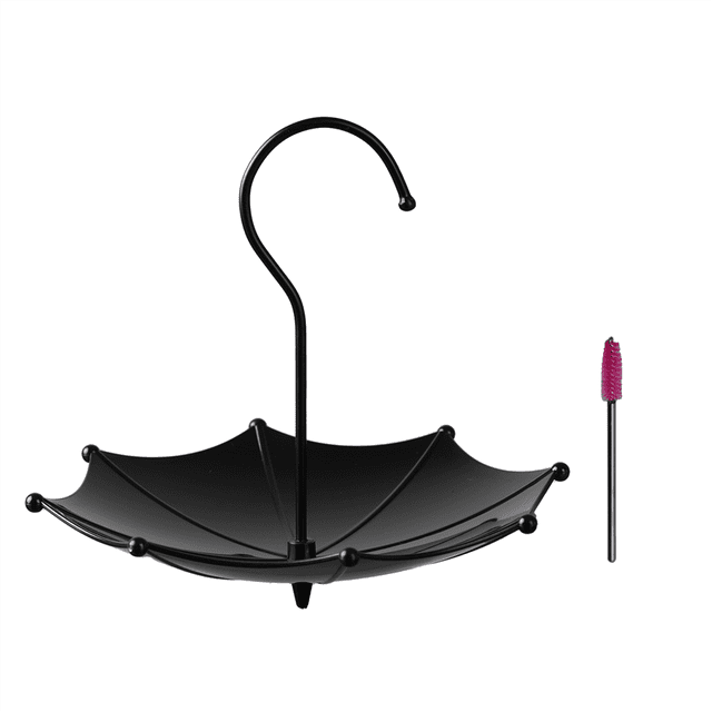 Bird Feeding Tray Umbrella Design Hanging Platform Bird Feeder Easy-Clean Bird Feeding Tray for Garden