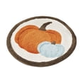 thumbnail image 1 of HHBEAUTY Halloween Bathroom Rug, Fall Pumpkin Bath Mat Water Absorbent Non-Slip Washable for Shower Tub Microfiber Washable Absorbent Carpet Autumn Halloween Thanksgiving Home Kitchen Decoration, 1 of 6