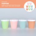 thumbnail image 3 of LOVEVER 8 Pcs Empty Ice Cream Bottle Bowls with Lid Plastic Containers for Desserts Soup Cups, 3 of 6
