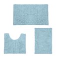thumbnail image 2 of Boovnll Bathroom Rugs Set of 3, Super Absorbent Soft Chenille Solid Color Toilet Mat, Bath Mat Non-Slip Backing Quickly Drying for Bathroom, Kitchen, Pool, Bath Mats for Bathroom, 2 of 8