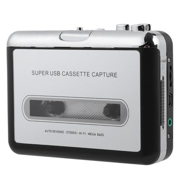 Cassette Player USB Cassette To MP3 CD Converter Capture Audio Music Player Tape Cassette Player With Headphone, Gift For Friends