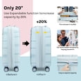 thumbnail image 3 of Joyway - 5-Piece Luggage Set PP Hardshell Spinner Suitcase with TSA Lock - (Expandable Carry-On 20 Inch) (24 Inch 28 Inch) for School, Travel, Weekend, 3 of 7