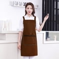 thumbnail image 1 of Chmadoxn Kitchen Gadgets, Kitchen Accessories, Kitchen Apron Multiple Colors Available Waterproofs And Oil Proof Washable Dirt Resistants Suitable For Kitchen Baking Room Polyester Apron, 1 of 6