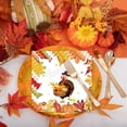thumbnail image 1 of Thanksgiving Paper Plates Disposable Fall Harvest Party Supplies Pumpkin Leaves Design Autumn Dinnerware for Holiday Gathering Table Decor, 1 of 6