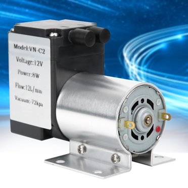 High Power Vacuum Pump, 12l Min Negative Pressure Suction Pumping, Stable and Reliable, Low Noise, Low Power Consumption, in Gas Analysis, Sampling, Instrumentation Fields