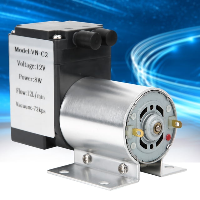 High Power Vacuum Pump, 12l Min Negative Pressure Suction Pumping, Stable and Reliable, Low Noise, Low Power Consumption, in Gas Analysis, Sampling, Instrumentation Fields
