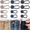 thumbnail image 2 of Riforla 12 PCS Pants Waist Button Extender Jeans Button Extender Soft Fashion Casual Extended Button Button Buttons, 2 of 9