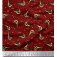 thumbnail image 1 of Soimoi Poly Georgette Fabric Circle,Dot & Prawns Ocean Decor Fabric Printed Yard 42 Inch Wide, 1 of 3