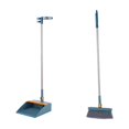 thumbnail image 2 of LSLJS Brooms and Dustpan Set Double-Layer Scraper Foldable Dustpan Non-Stick Hair Dustpan Sweeping Brooms 180-Degree Rotatable Brooms for Vertical Storage, Home Accessories, 2 of 7