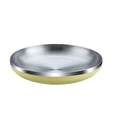 thumbnail image 3 of Sentmoon Small Fruit Basket Fruit Bowl for Kitchen Counter Stainless Steel Plates Chopsticks Spoons Tableware Portable Household Fruit Plates Multiple Colors Protected From Scalding Hands, 3 of 7