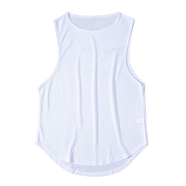 Birdeem Tank Top for Men Mens Solid Color Sleeveless Hooded Blouse