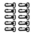 thumbnail image 4 of Almencla 10 Pieces Lightweight 4cm Swivel Snap Hook Clip Fits 12mm Webbing Strap Lanyard, 4 of 7