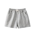 thumbnail image 1 of BOBOGOJP Girls' Solid Pull on Shorts (Gray,12-18 Months), 1 of 4