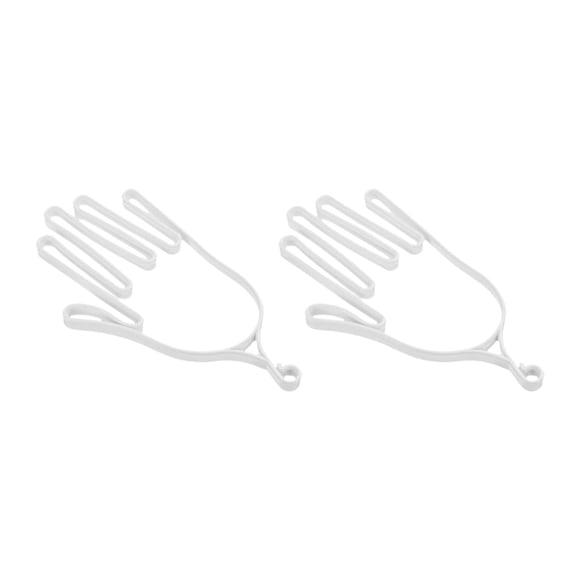 jinwen 2x Élargisseur de Gants de Golf Support Cintre Gardien pour Entretien Extérieur Blanc