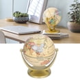 thumbnail image 2 of QIILU Mini World Map Globe English Edition Desktop Rotating Earth Geography Globe Teaching Tool,Globe,Home Decor, 2 of 8