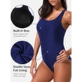thumbnail image 3 of Charmo Women's Athletic One Piece Swimsuit Sports Racerback Training Swimwear, 3 of 6