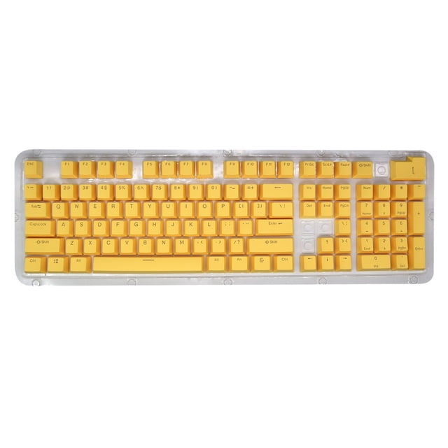 EGNMCR Keyboard Gaming Keyboard 104 Keys Cap Colorful-Backlit Gaming Keycap Replacement Mechanical Keyboard 1 keycaps