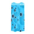 thumbnail image 3 of JUNWELL Robes d'Été pour Femmes Grande Taille Robes d'Été Grande Taille pour Femmes Plage Col en U Sans Manches Faux Deux Pièces Robe T-Shirt de Fête Midi Robe Ample, 3 of 4