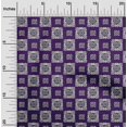 thumbnail image 2 of oneOone Viscose Jersey Dark Blue Fabric Block Craft Projects Decor Fabric Printed By The Yard 60 Inch Wide-J2, 2 of 5