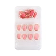 thumbnail image 1 of ziyahi False Nail Wearable Perfect Matching Simple to Wear No Irritating Odor Fake Fingernail Breathable Press Type Adjustable Paster Type 16 Type 12 F741 1Set, 1 of 6