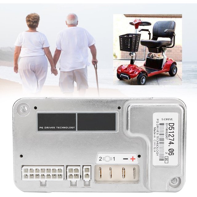 Pg Controller Mobility Scooter Controller Wheelchair Controller Scooter Accessory PG Controller For Mobility Scooter Electric Bicycle Wheelchair Controller AccessoryD51274.06 90A