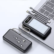 AKEGAMN Clearance! Power Bank Fast Charging Portable Charger Power Bank External Battery With Powerful Flashlight For Phones And Hiking Perfect for Outdoors: The charger's LED lighting technology wi