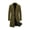 Army Green, variant on Bellella Men's Overcoat Single Breasted Pea Coats Long Sleeve Trench Coat Casual Notch Lapel Outwear Men Black L