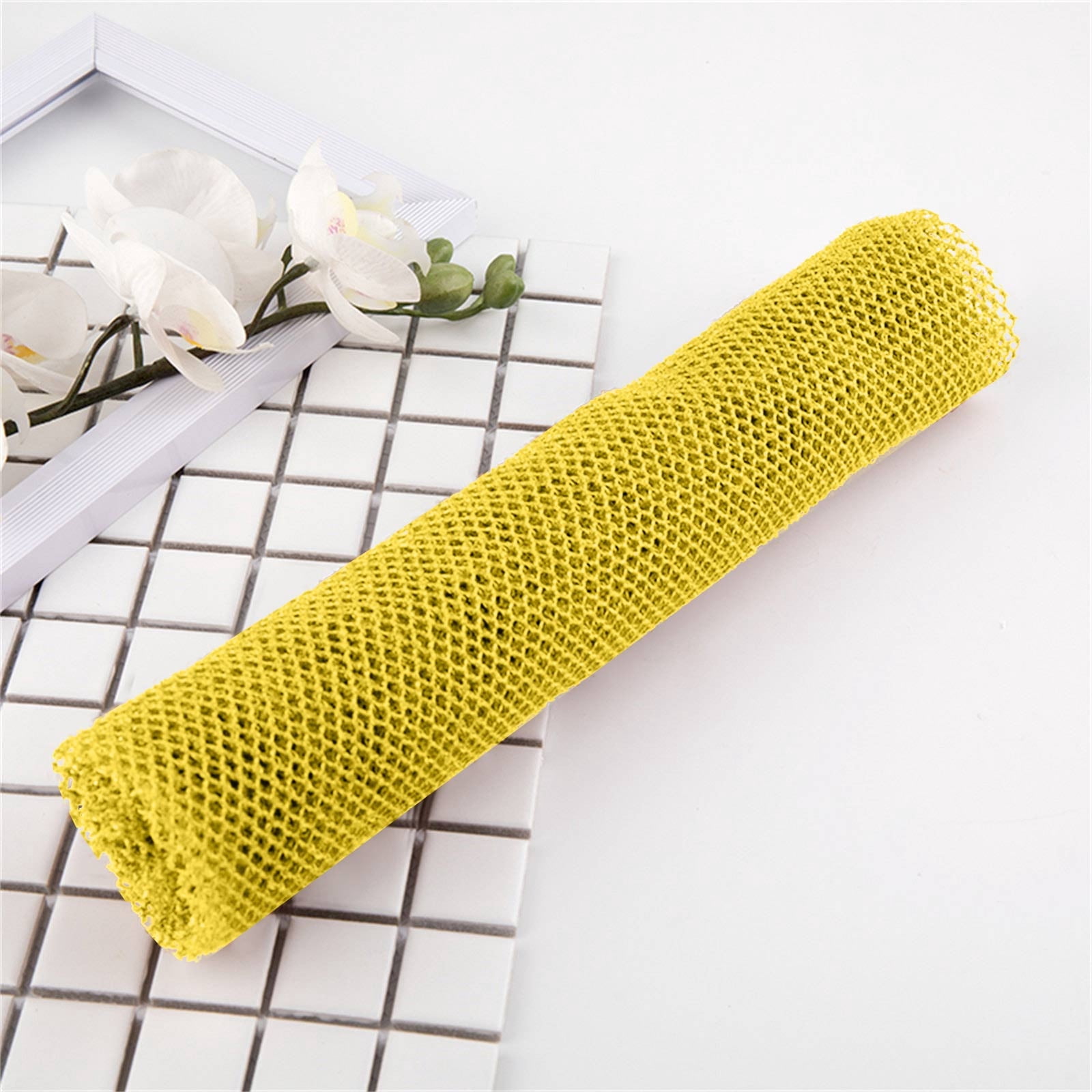 Clearance under $1 Tyidzon Exfoliating Washcloth Bath Sponge Net Long Net Bath Sponge Exfoliating Shower Body Scrubber Back Scrubber Skin Smoother, Great for Daily Use