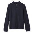 thumbnail image 1 of George Boys' Uniform Long Sleeve Polo, 1 of 2