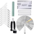 thumbnail image 1 of Guitar Luthier Tool Kit Guitar Accessories String Action Guitar Luthier Tool Gauge Ruler Radius Gauge Steel Feeler Gauge Luthier Tool, 1 of 9