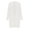thumbnail image 1 of IMENGL Autumn winter loose solid alpaca wool sweater, White 3XL, Size M-3XL, 1 of 4
