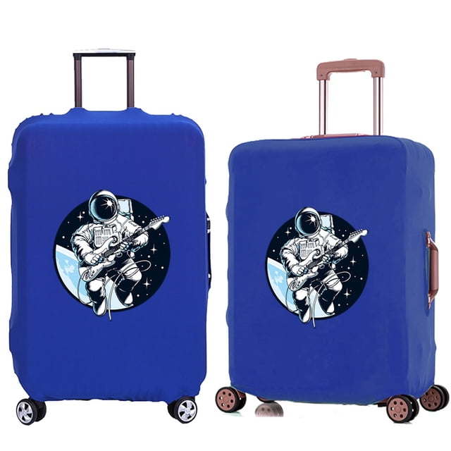Travel Luggage Protective Cover Astronaut Pattern Travel Accessories Elastic Suitcase Case Apply To 18-28inch 8astronaut007 M