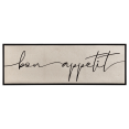 thumbnail image 1 of Bouclair Art Mural Encadré « Bon Appétit Naturel » sur Lin, 1 of 3